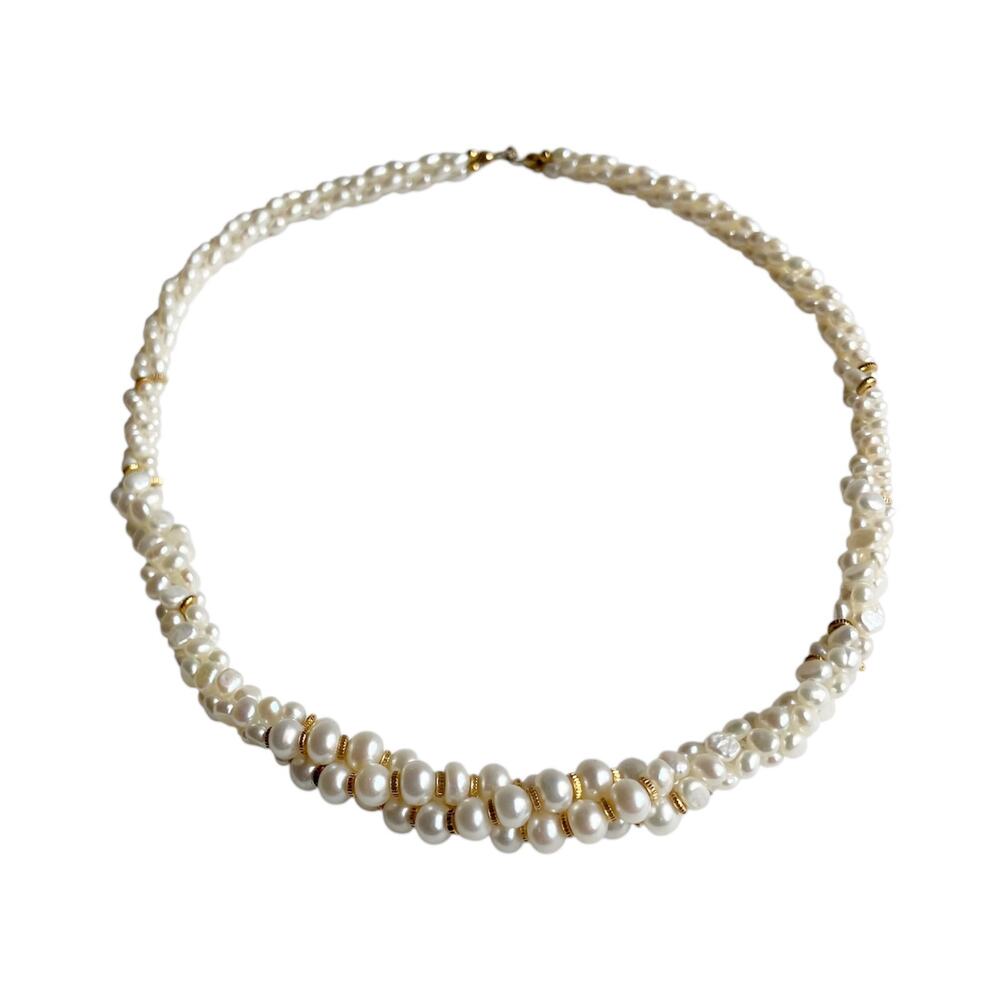 Pearl Necklace Double Wrap Bracelet Feminine Classic Fashion Costume Jewelry